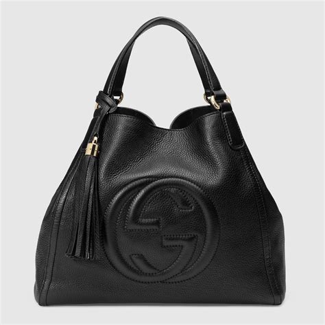 gucci soho small leather|Gucci soho shoulder bag black.